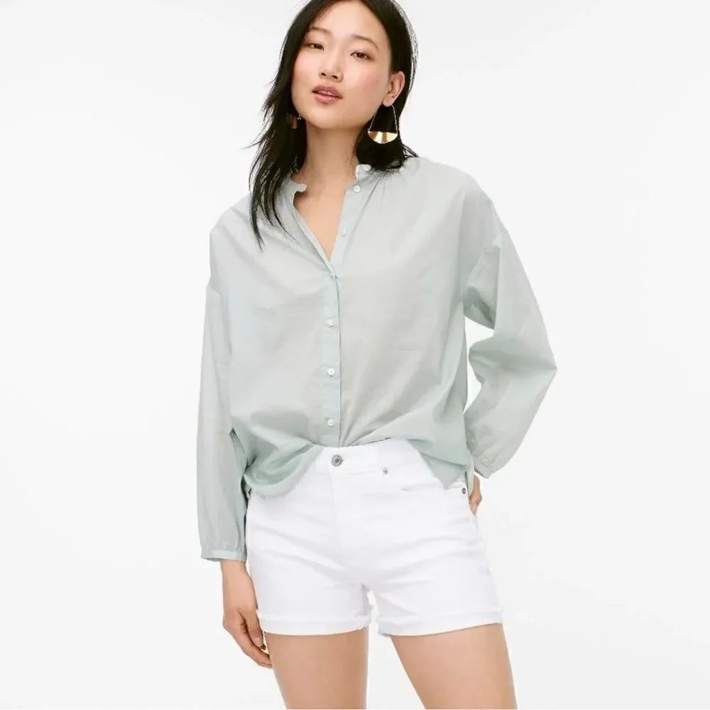 J. Crew White Denim Shorts Womens 28 NEW